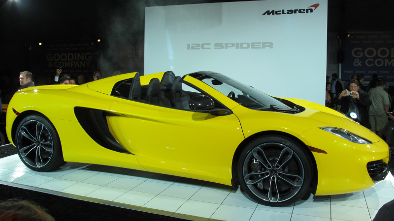 Illustration for article titled See The McLaren 12C Spider Live At Pebble Beach
